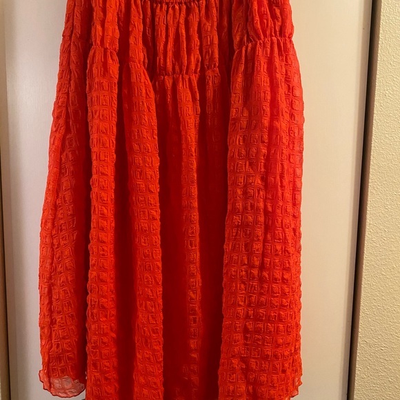 NWT L’Academie Jacques Red Midi Skirt Large L - Picture 5 of 7